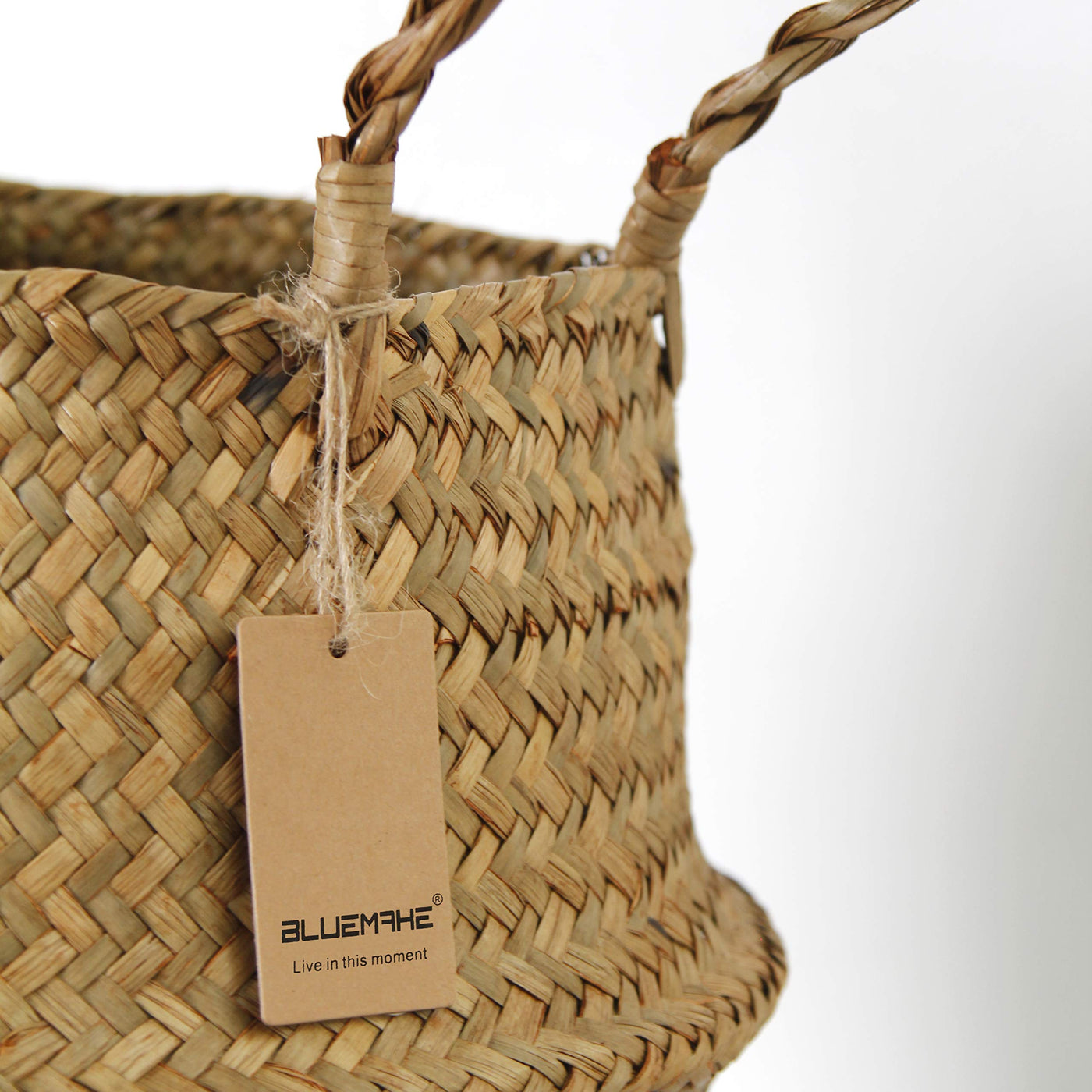 Woven Seagrass Multi-Functional Belly Basket