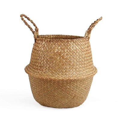 Woven Seagrass Multi-Functional Belly Basket