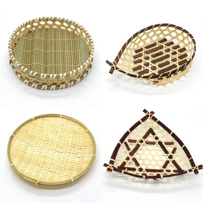 Bamboo Woven Large Capacity Storage Baskets