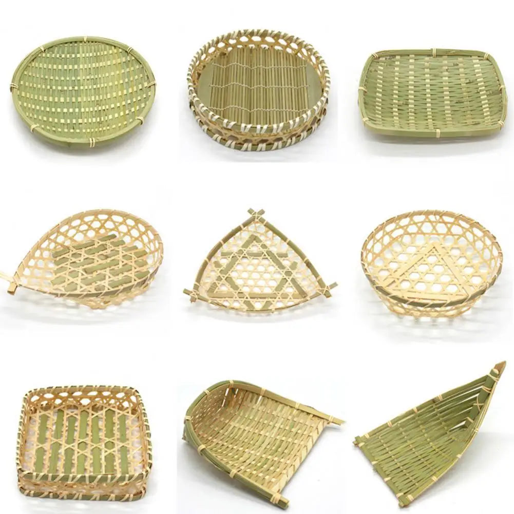 Bamboo Woven Large Capacity Storage Baskets