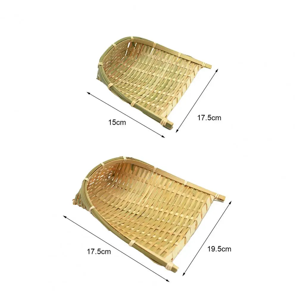 Paniers de rangement de grande capacité tissés en bambou