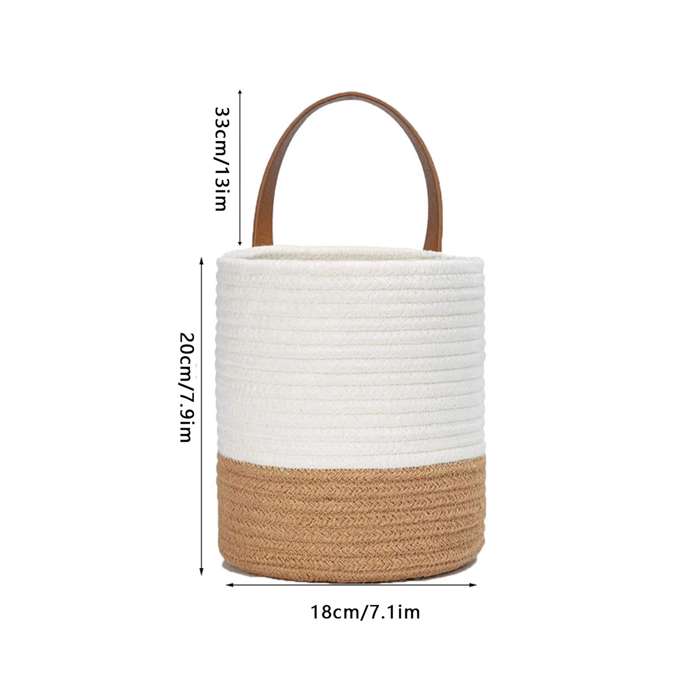 Cotton Woven Home Decor Storage Basket