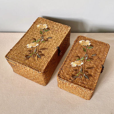 Bamboo Woven Vintage Gift Box