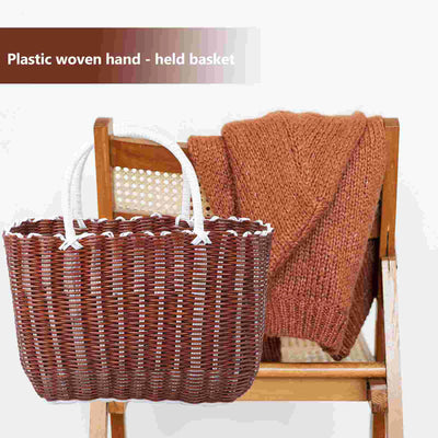 Woven African Straw Tote Bag