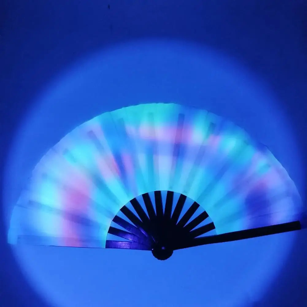 Colorful Bamboo Folding Hand Fan