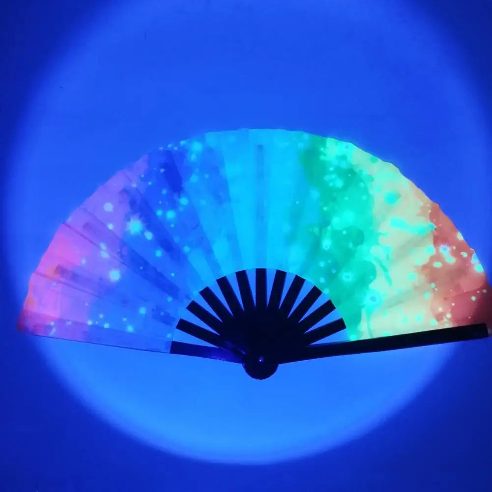 Colorful Bamboo Folding Hand Fan