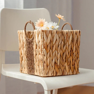 Nordic Water Gourd Grass Woven Portable Storage Basket