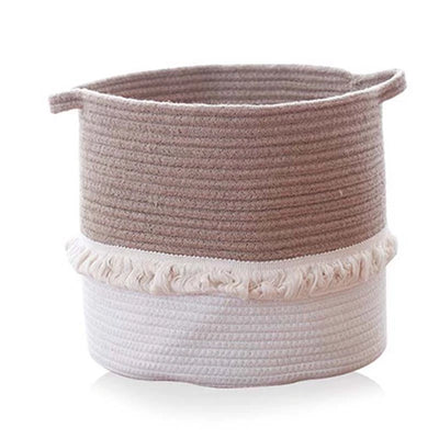 Cotton Woven Household Storage Basket Box