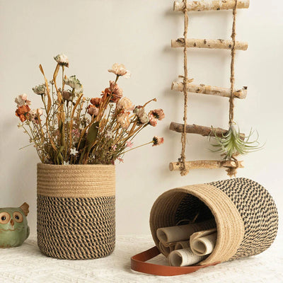 Cotton Woven Home Decor Storage Basket