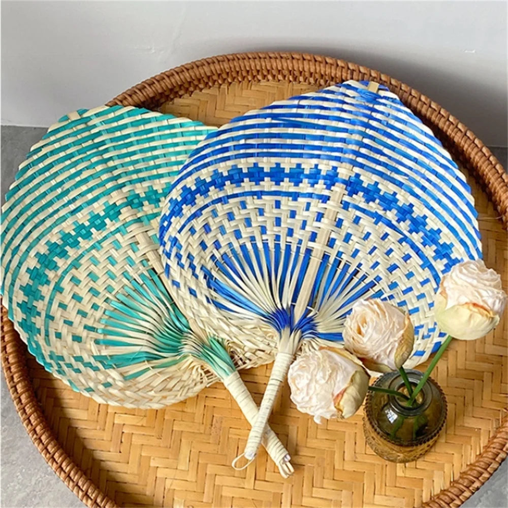 Heart Shaped Bamboo Handmade Fan