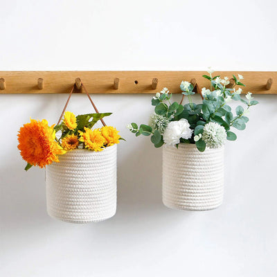 Cotton Woven Home Decor Storage Basket