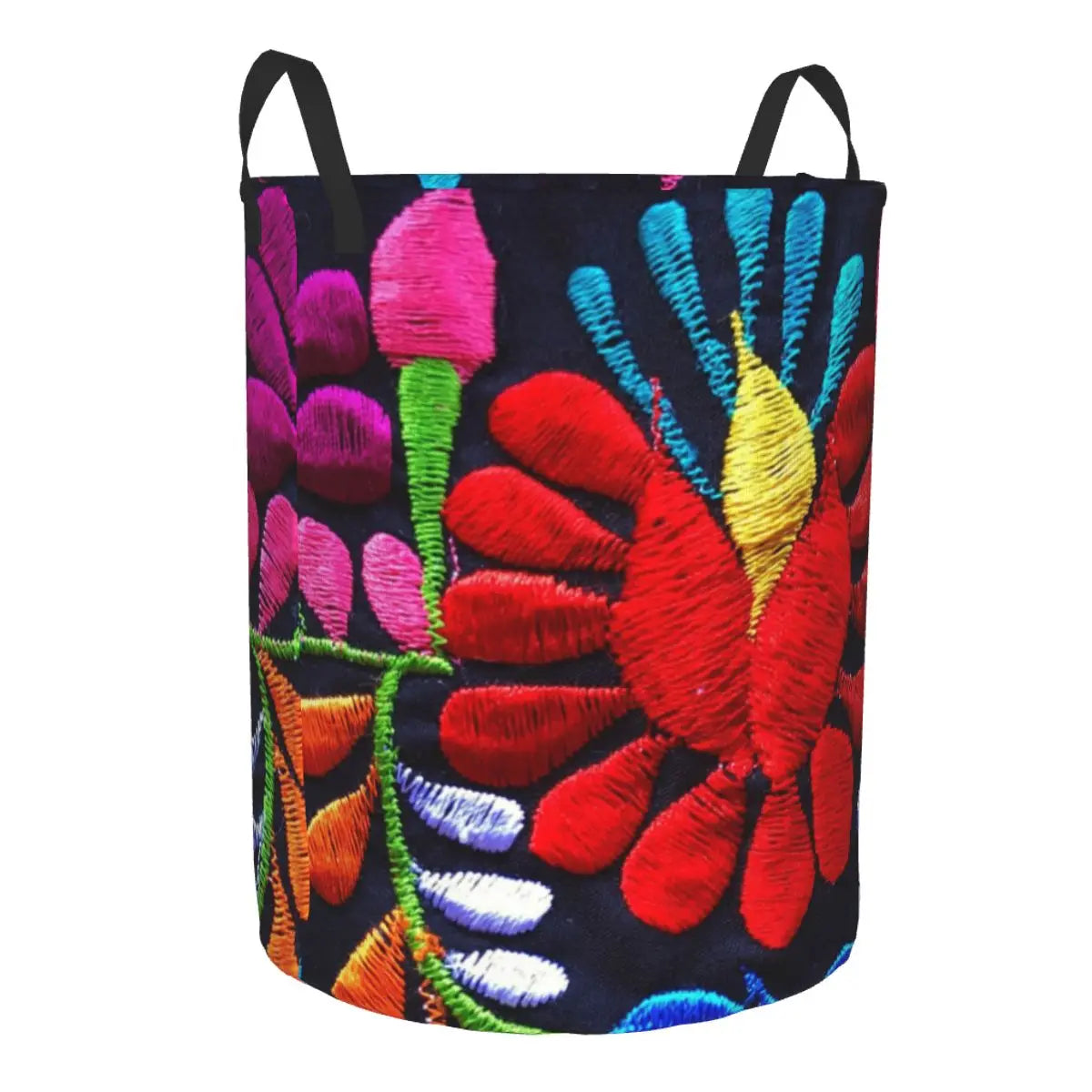 Floral Fordable functional Laundry Basket