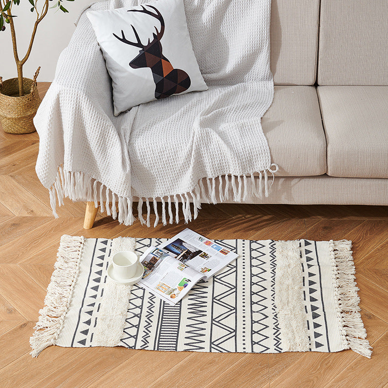 Vintage Fringed Strip Rug