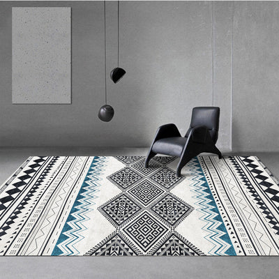 Modern Simple Moroccan Floor Mat